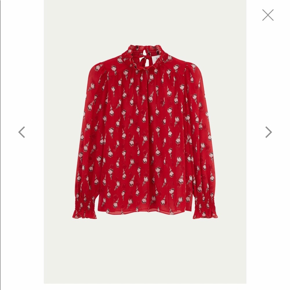 Ba&sh silk floral top